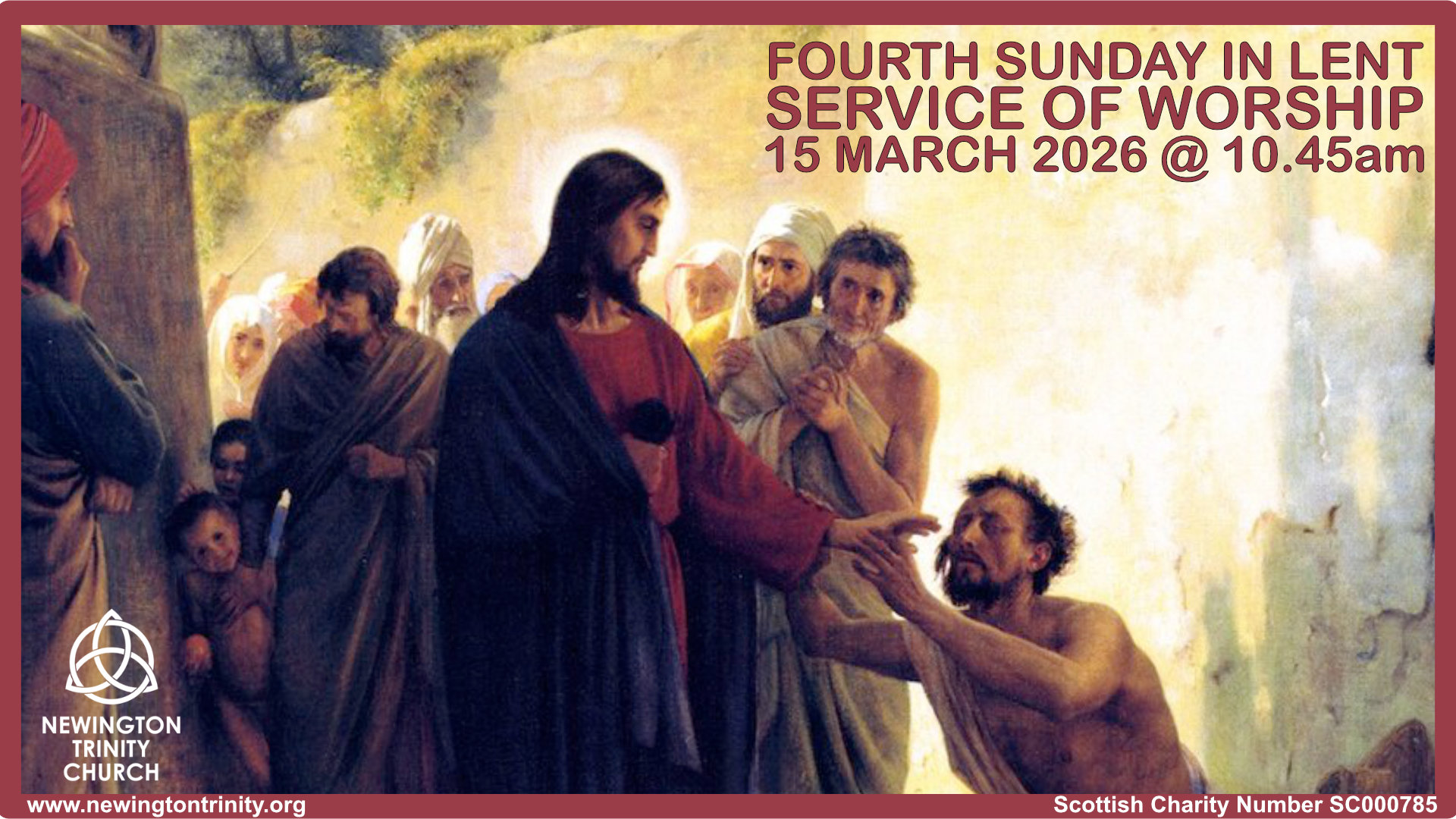 Service 15 March 2026 @ 10.45am