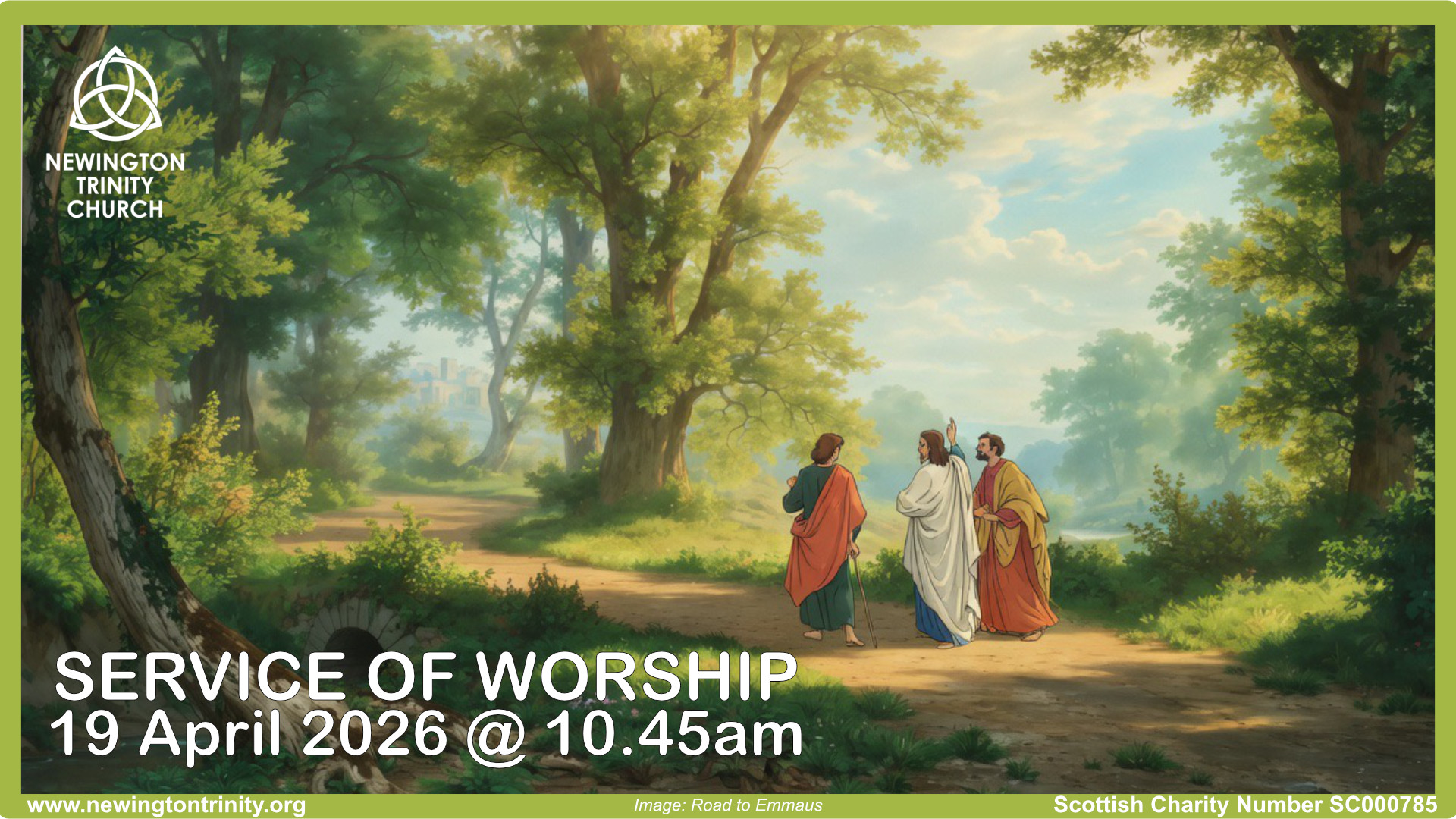 Service 19 April 2026 @ 10.45am