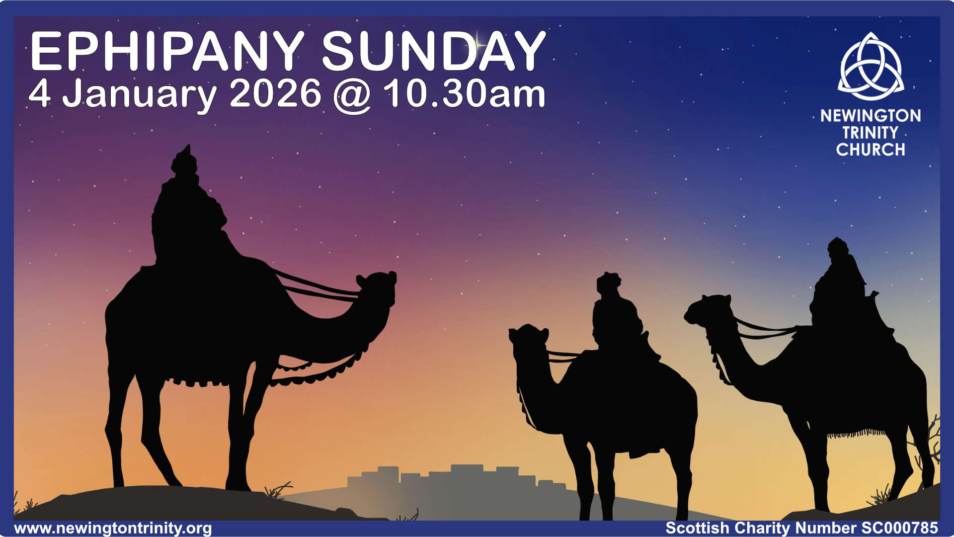 Service 4 January 2026 at 10.30am